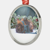 KerstGuinee Pig Ornament (Links)