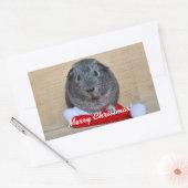 KerstGuinee Rechthoekige Sticker (Envelop)