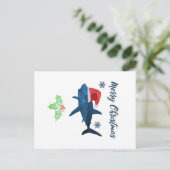 kersthaai briefkaart (Staand voorkant)