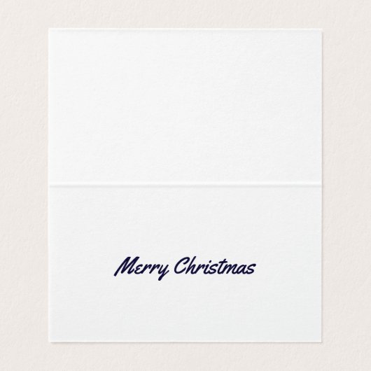 kersthaai kaart (Binnenkant ongevouwen)