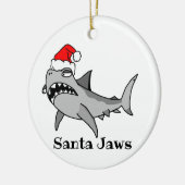 kersthaai keramisch ornament (Links)