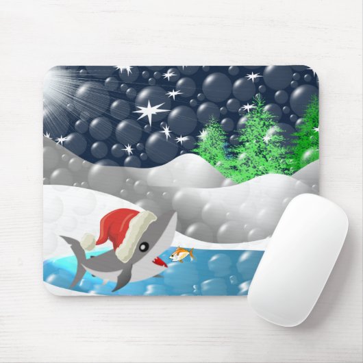 kersthaai muismat (Met muis)