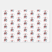 Kersthaai – niet open inpakpapier vel (Voorkant)