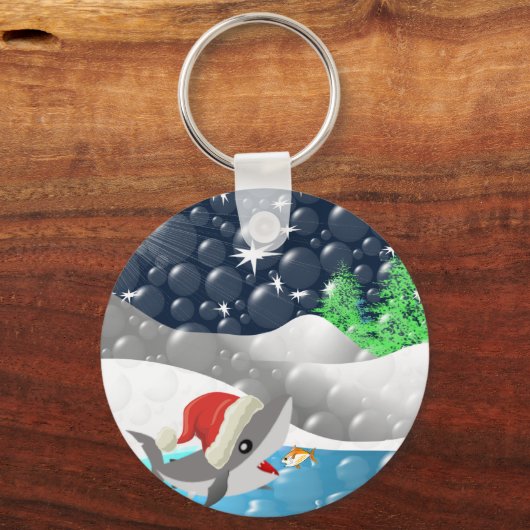kersthaai sleutelhanger (Voorkant)