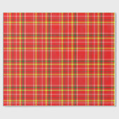 Kersthaard Plaid Cadeaupapier (Vlak)
