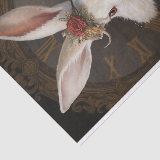 Kersthaas 3 tissuepapier (Detail)