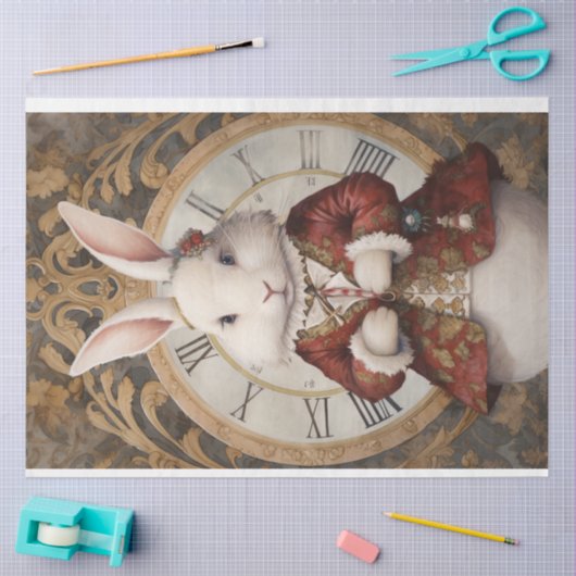 Kersthaas 4 tissuepapier (Craft)