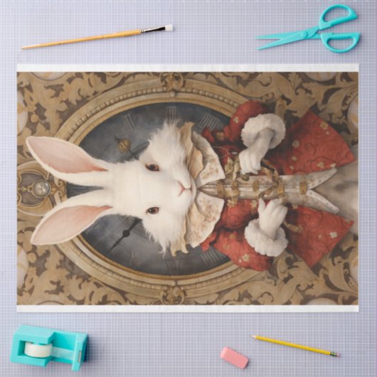 Kersthaas 5 tissuepapier (Craft)