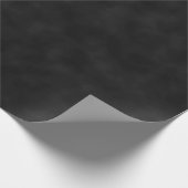 Kersthaas zwart cadeaupapier (Hoek)