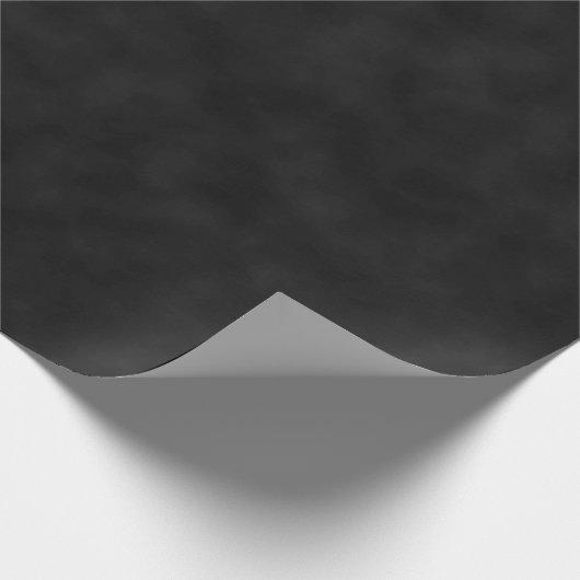 Kersthaas zwart cadeaupapier (Hoek)