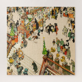 Kersthaast voor speelgoed, grappige cartoon, Tony  Legpuzzel