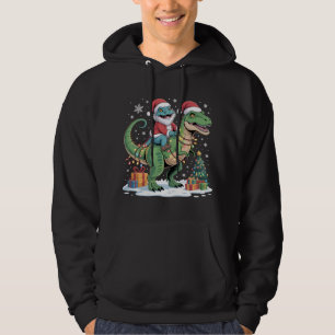 Kersthagedis op T-Rex met Cadeaus Hoodie