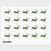Kersthagedisstickers Ronde Sticker (Vel)