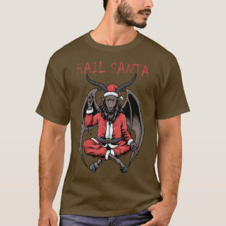 Kersthagelstanisme Goat Baphomet Atheis T-shirt
