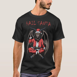 Kersthagelstanisme Goat Baphomet Atheis T-shirt