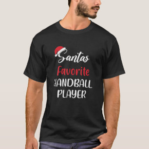 Kersthandbal voor favoriete handbalspeler van de k t-shirt