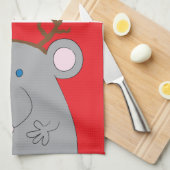 Kersthanddoek "Merry Christmouse" Theedoek (Quarter Fold)