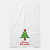Kersthanddoek met kerstboom theedoek (Verticaal)