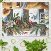 kersthanddoek theedoek (Gevouwen)