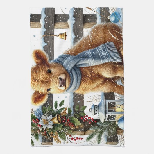 kersthanddoek theedoek (Verticaal)