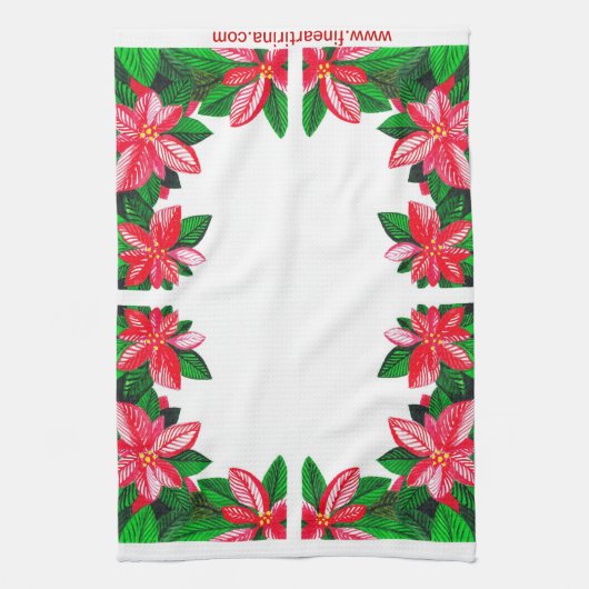 kersthanddoek theedoek (Verticaal)