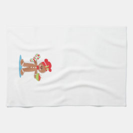 kersthanddoek voor GingerbrooBoy Theedoek