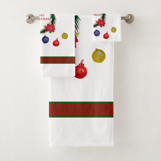 kersthanddoeken bad handdoek (Insitu)