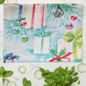  kersthanddoeken met Retro Style Cadeaus Theedoek (Gevouwen)