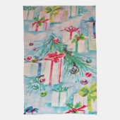  kersthanddoeken met Retro Style Cadeaus Theedoek (Verticaal)