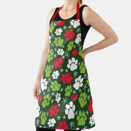 kersthanddoeken schilderen Patroongarnalen Schort (Insitu)