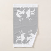 kersthanddoeken, speciaal gepersonaliseerd feestgo bad handdoek (Handdoek)