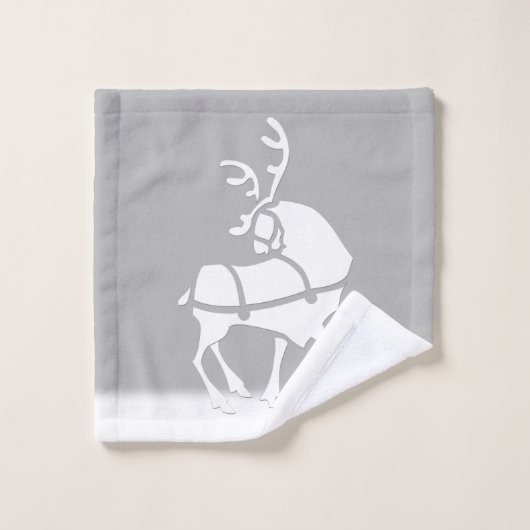 kersthanddoeken, speciaal gepersonaliseerd feestgo bad handdoek (Wasdoekje)