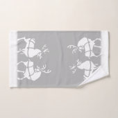 kersthanddoeken, speciaal gepersonaliseerd feestgo bad handdoek (Handdoek)