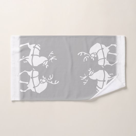 kersthanddoeken, speciaal gepersonaliseerd feestgo bad handdoek (Handdoek)