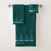 kersthanddoeken, speciaal gepersonaliseerd feestgo bad handdoek (Insitu)