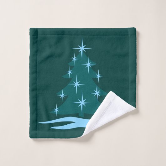 kersthanddoeken, speciaal gepersonaliseerd feestgo bad handdoek (Wasdoekje)