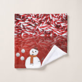 Kersthanddoekjes Bad Handdoek (Wasdoekje)