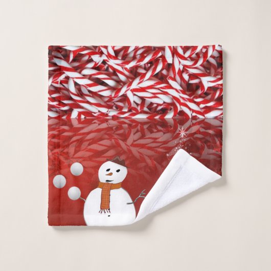 Kersthanddoekjes Bad Handdoek (Wasdoekje)