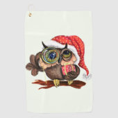 Kersthanddoekjes met Baby in Pet en cadeau Golfhanddoek (Voorkant)