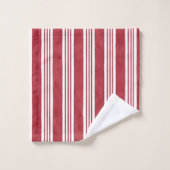 Kersthanddoekjes Rood Snoep Stripes Bad Handdoek (Wasdoekje)