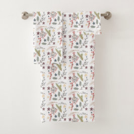 kersthanddoekset, badkamerdecor bad handdoek