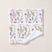 kersthanddoekset, badkamerdecor bad handdoek (Wasdoekje)