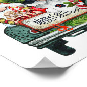 Kersthandendraaien ontkoppelen afdrukken poster (Hoek)