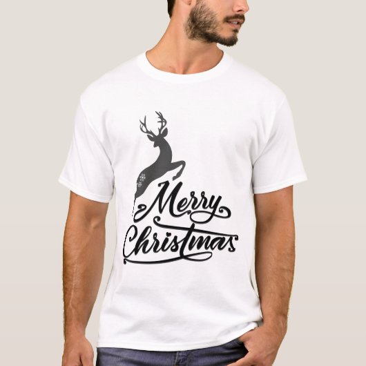 Kersthandgeschriften, snoepautomaten en sneeuwvlok t-shirt (Voorkant)