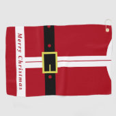 Kersthandhanddoekkerstcadeau Golfhanddoek (Horizontaal)