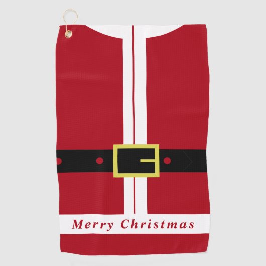 Kersthandhanddoekkerstcadeau Golfhanddoek (Voorkant)