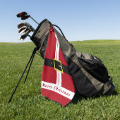Kersthandhanddoekkerstcadeau Golfhanddoek (Groen)