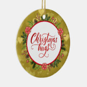 Kersthanen, aangepast aan jaar keramisch ornament (Rechts)