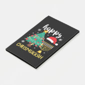 KerstHappy Chrismukkah Cool Holiday Gift Post-it® Notes (Schuin)