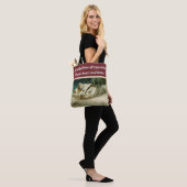Kersthart en thuis tote bag (Op model)